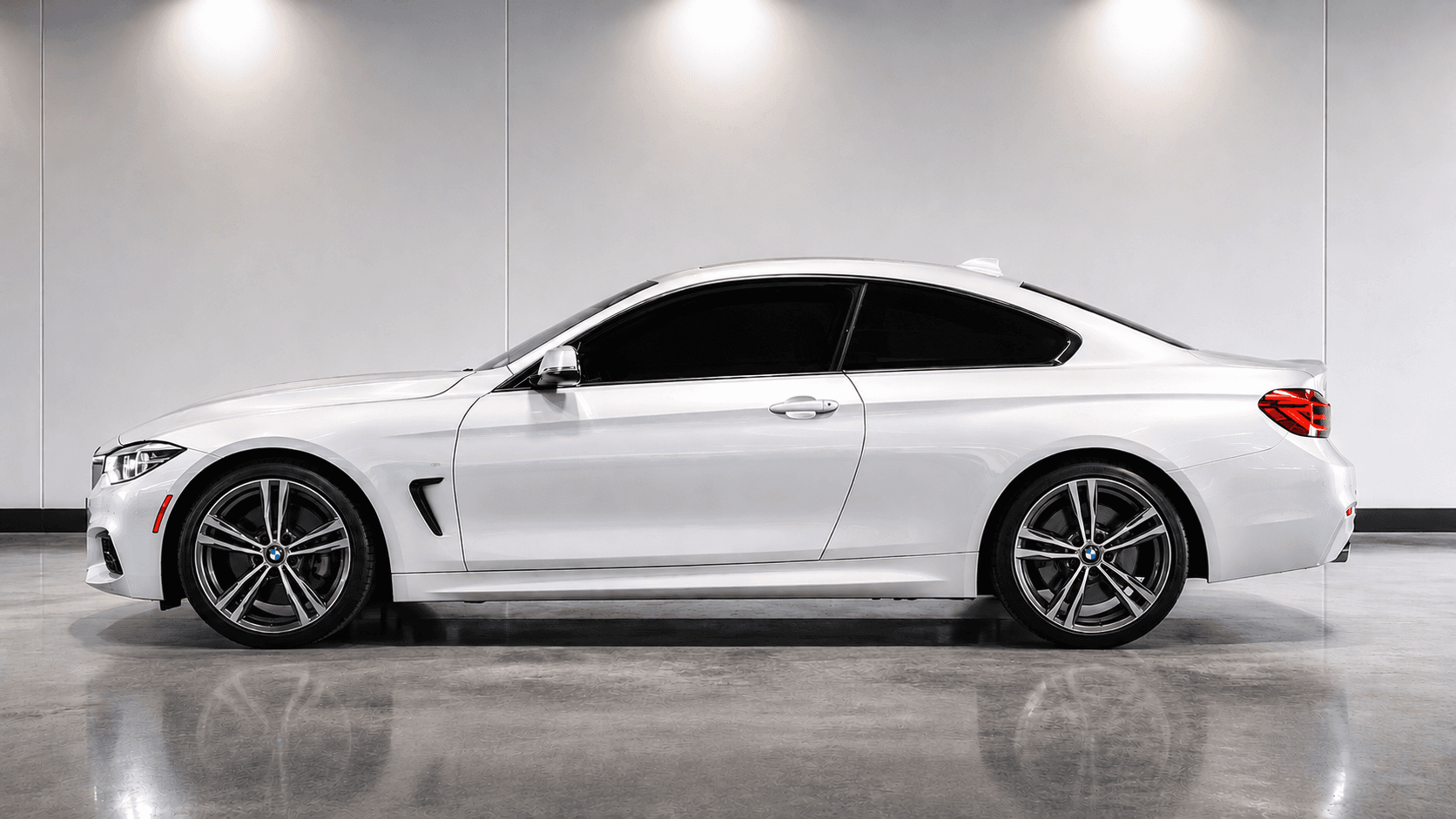 BMW coupe with 5% window tint